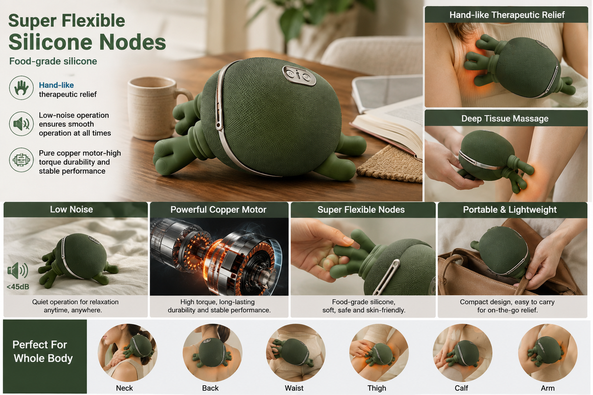 Wireless Portable Neck and Back Massager