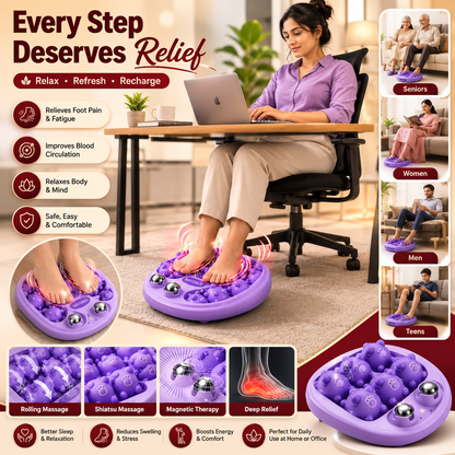 Acupoint Stress Relief Foot Roller Relaxing Massager