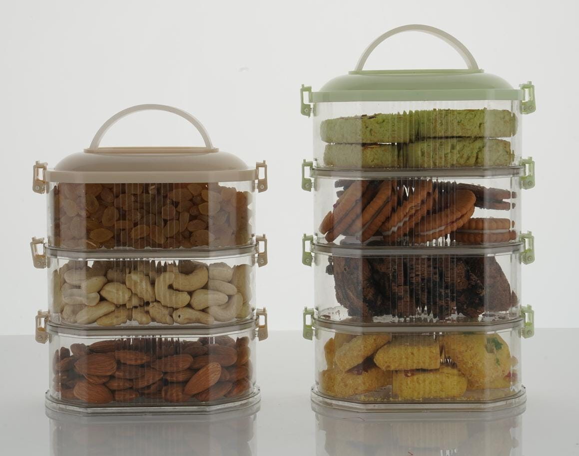 4-Layer Stackable Food Storage Box