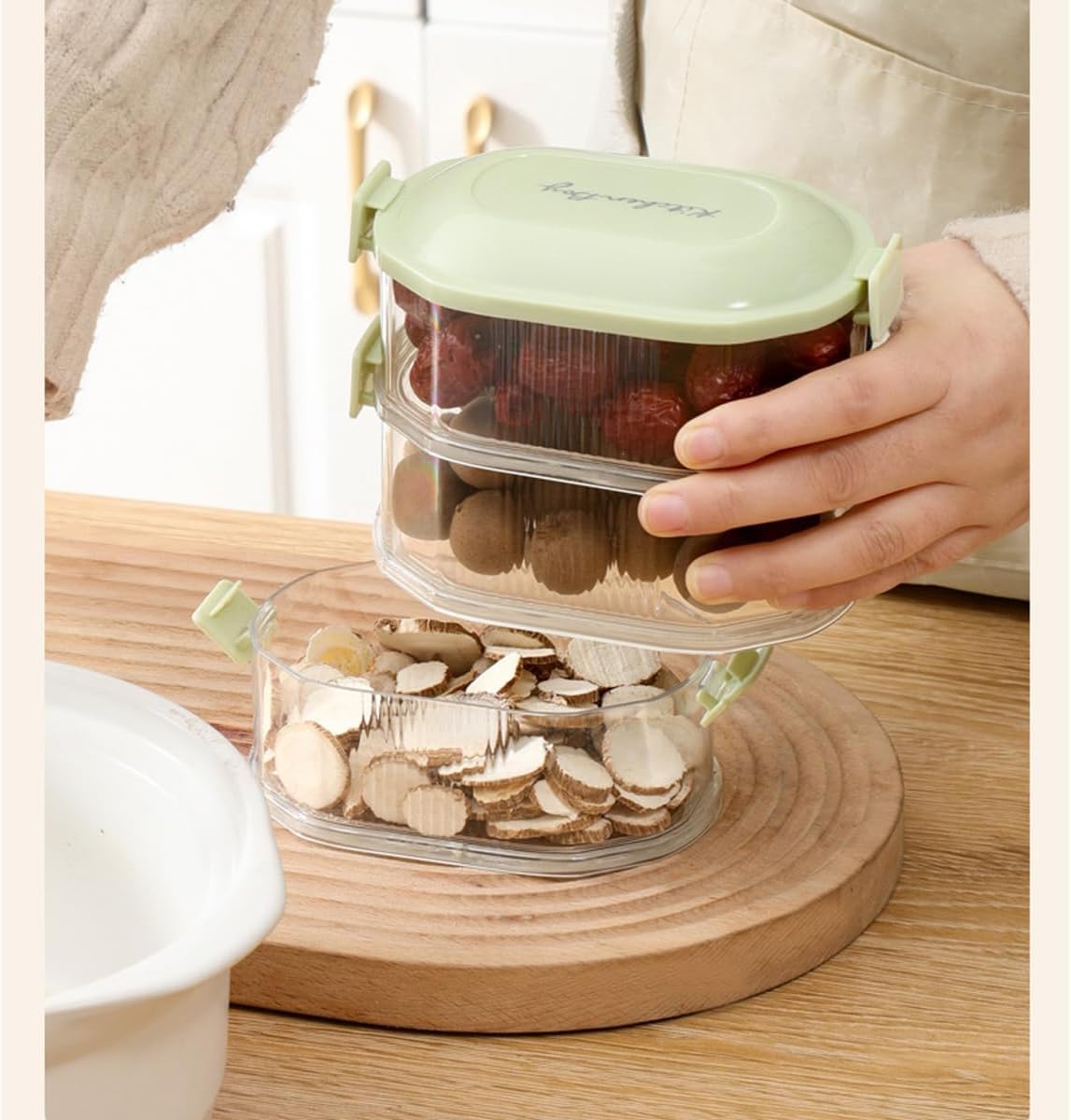 4-Layer Stackable Food Storage Box