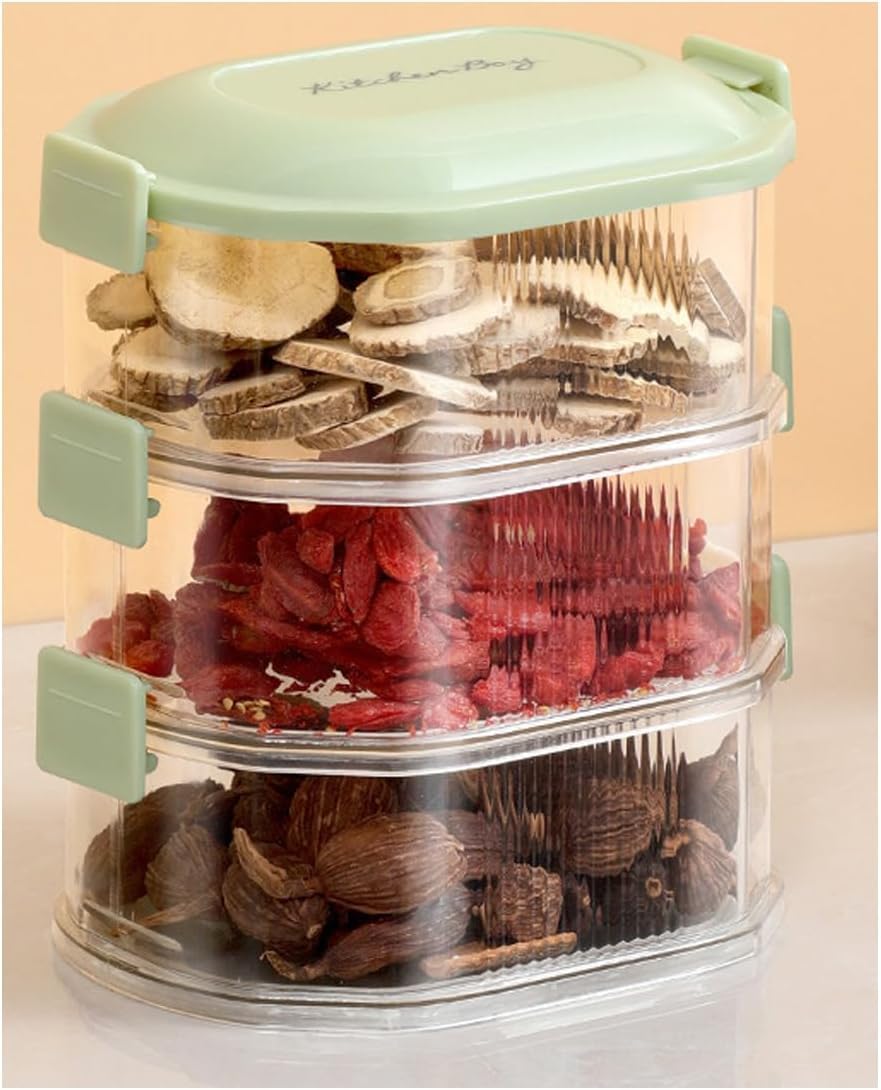 4-Layer Stackable Food Storage Box