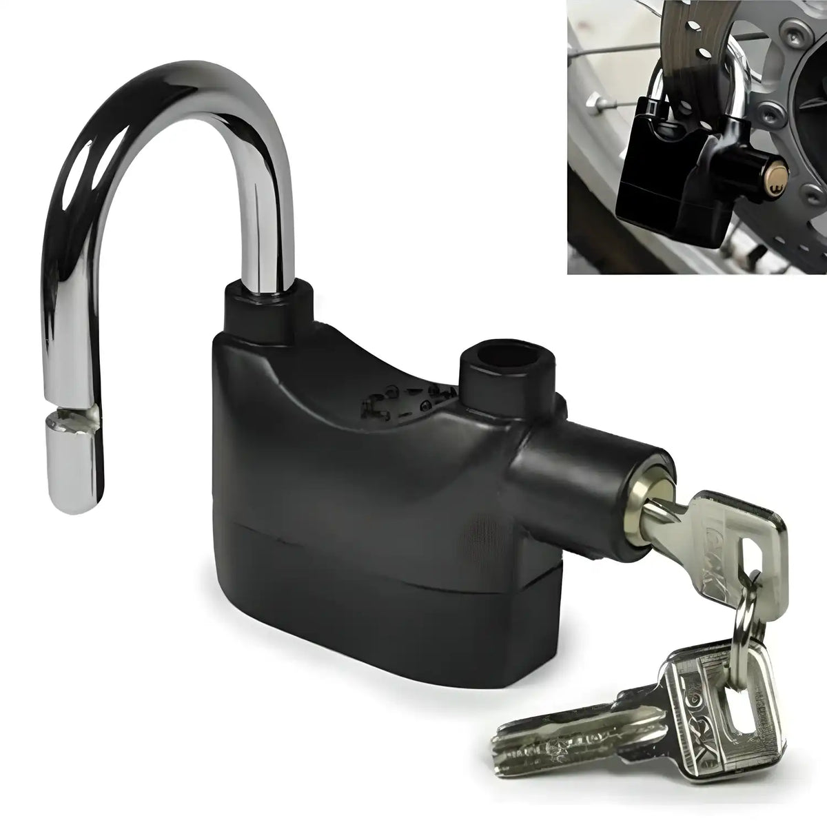 Anti Theft Lock- Security Pad Lock Alarm Siren Motion Sensor Secure For Home