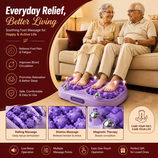 Acupoint Stress Relief Foot Roller Relaxing Massager