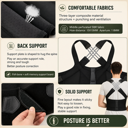 Premium Back Posture Corrector for Men & Women