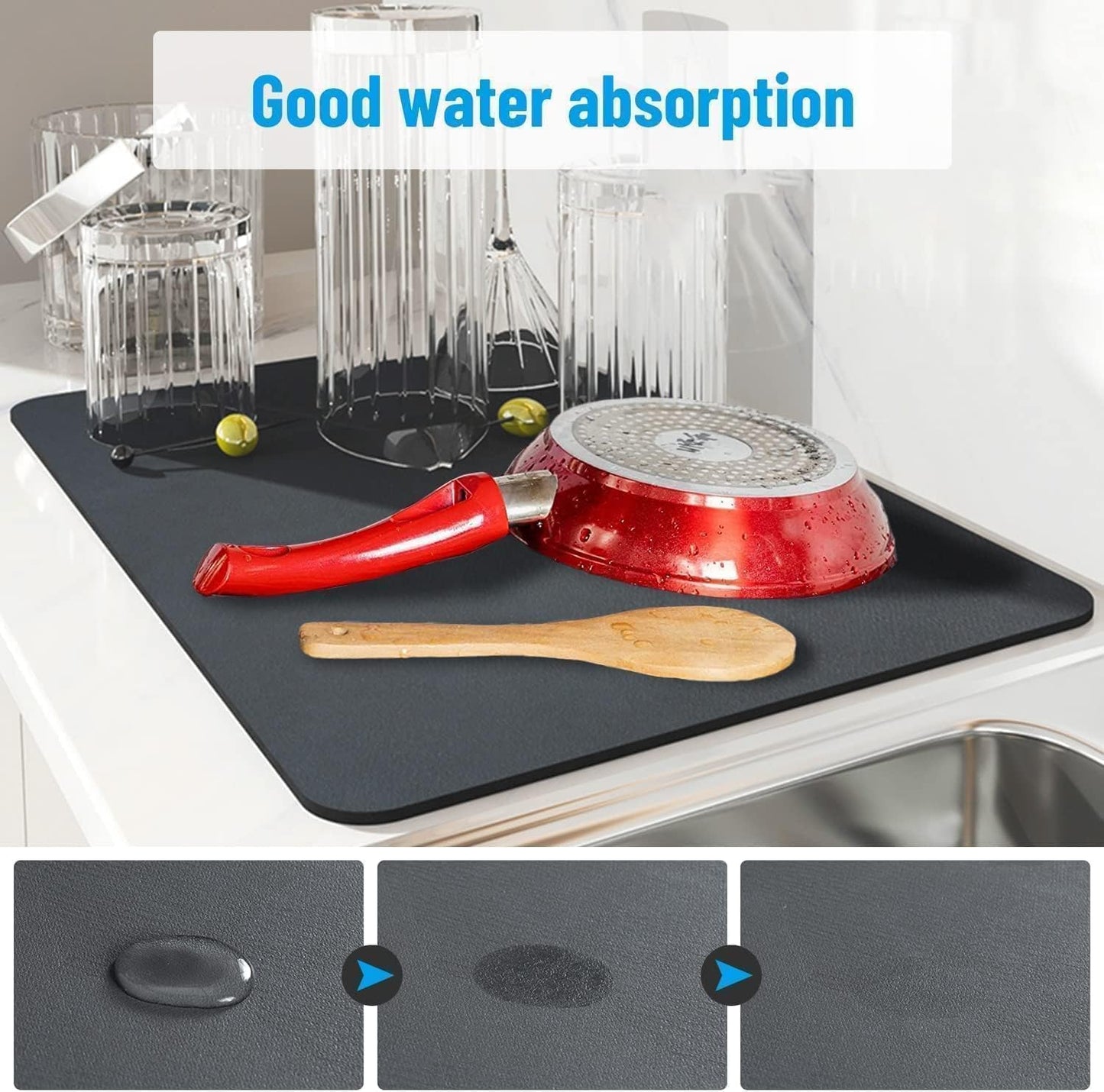 Dry Mat for Kitchen (Pack Of 2)