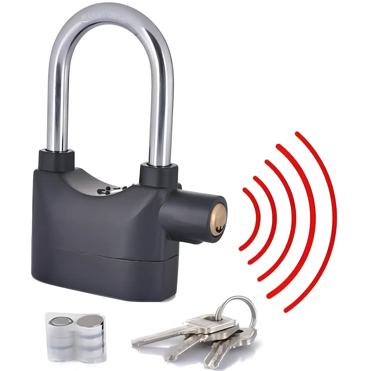 Anti Theft Lock- Security Pad Lock Alarm Siren Motion Sensor Secure For Home