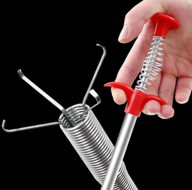 Stainless Steel Drain Cleaning Spring Stick