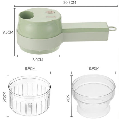 4 in 1 Handheld Electric Vegetable Cutter Set