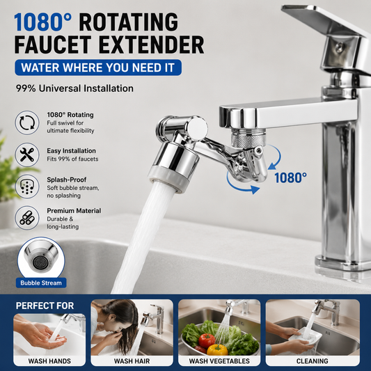 2 Mode Splash Filter Kitchen Tap Extended Faucet