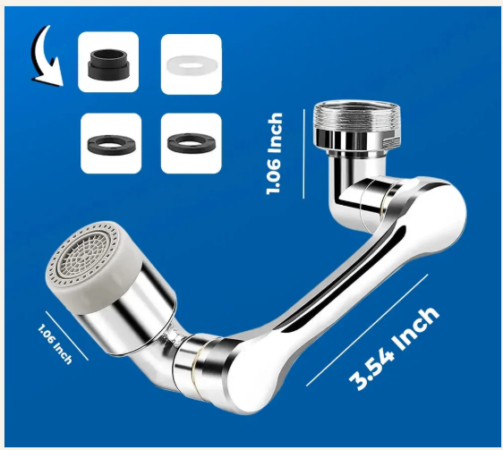 2 Mode Splash Filter Kitchen Tap Extended Faucet