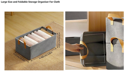 Collapsible Fabric Storage Cubes — Pack of 6