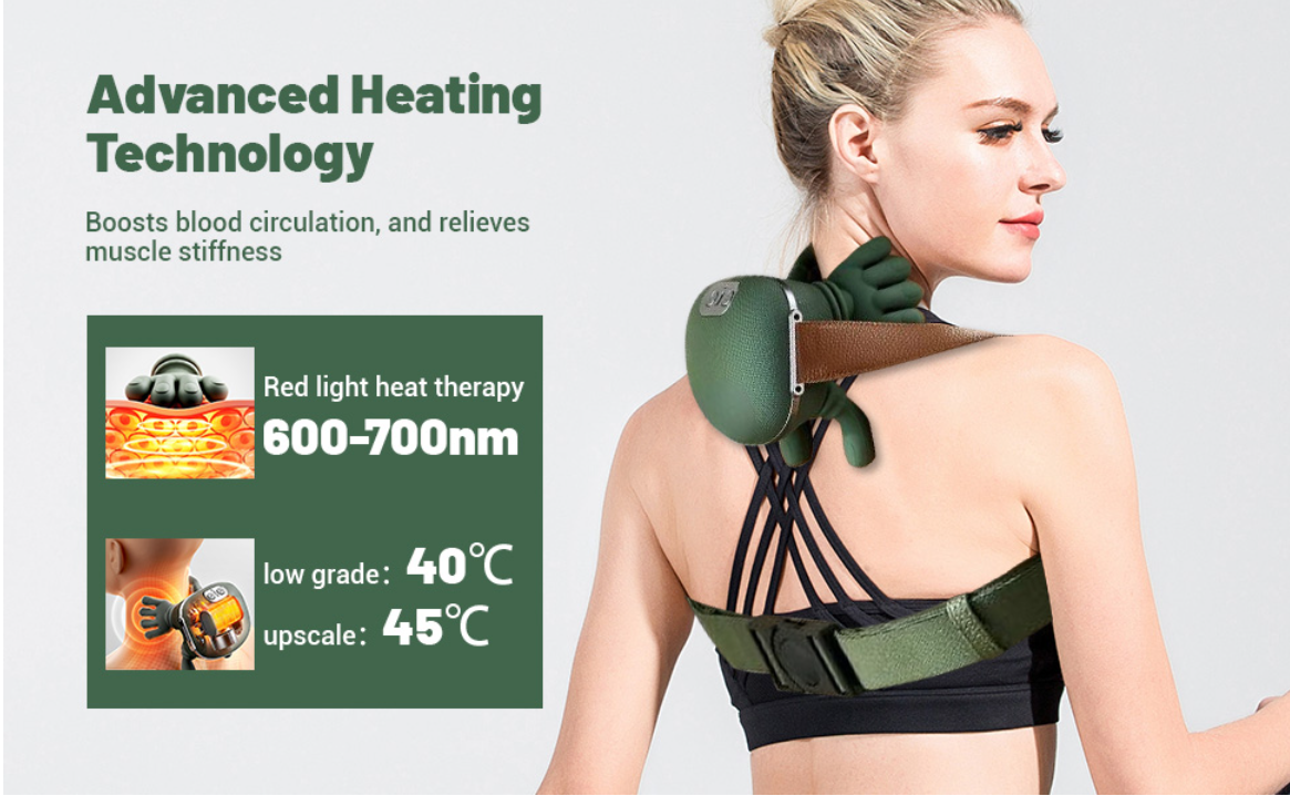 Wireless Portable Neck and Back Massager