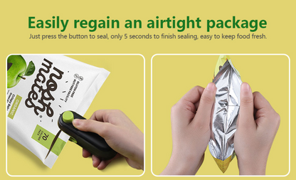 PAXUVO™ SmartSeal Mini USB Rechargeable Portable Heat Sealer