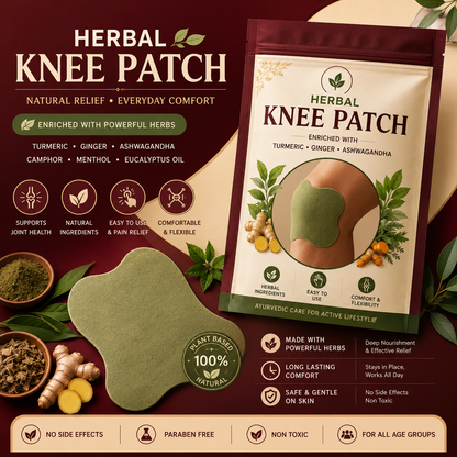HERBAL KNEE PATCH  🌿 Natural Comfort for Everyday Movement 10 Patches