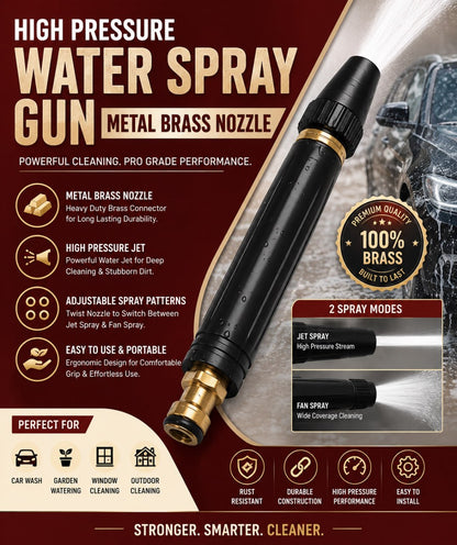 High Pressure Water Spray Brass Nozzle
