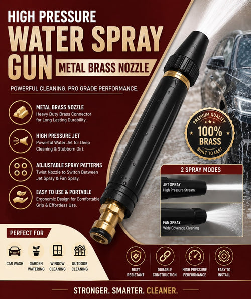 High Pressure Water Spray Brass Nozzle